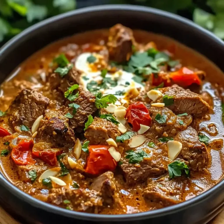 Lamb Kalya with Yogurt and Cream