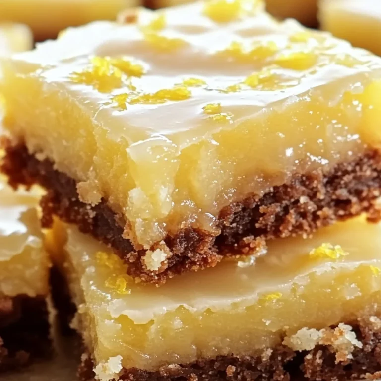 Lemon Brownies
