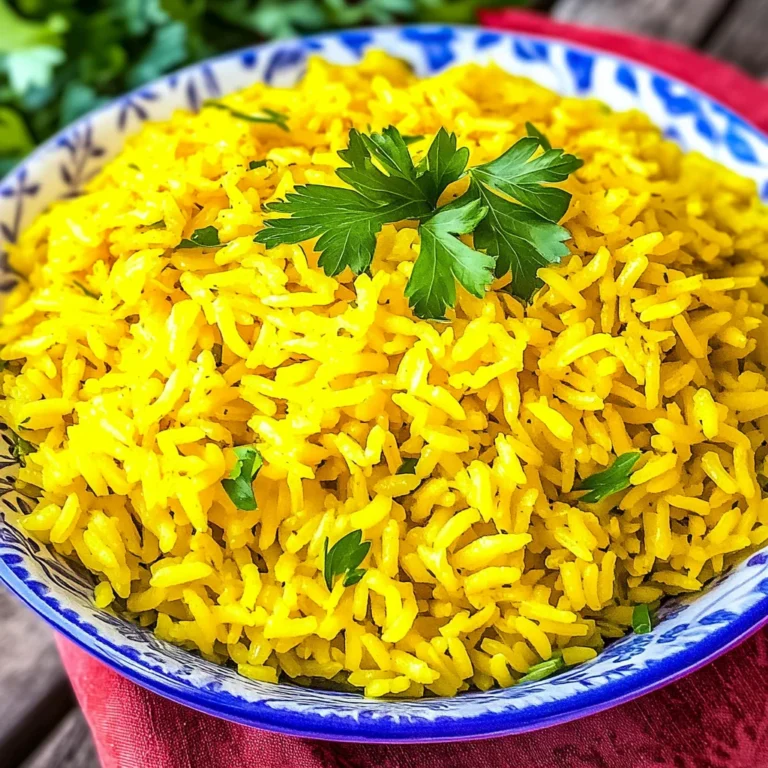 Mediterranean Yellow Rice