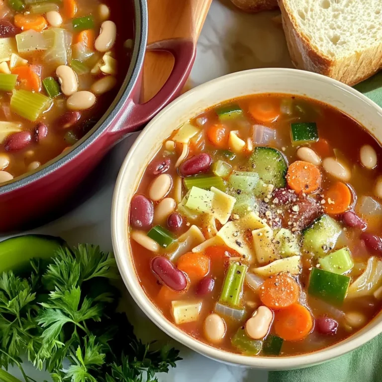 Minestrone Soup (Olive Garden Copycat) Recipe