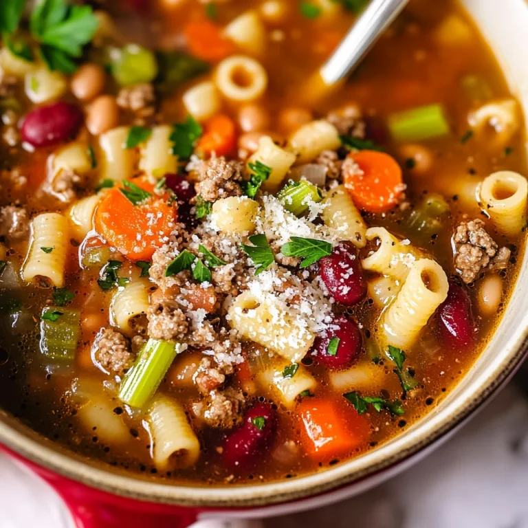 Olive Garden Pasta Fagioli Soup (Pasta Fazool)