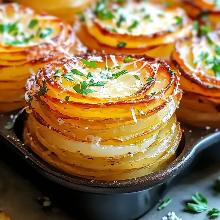 Parmesan Potato Stacks: The Perfect Party Side Dish