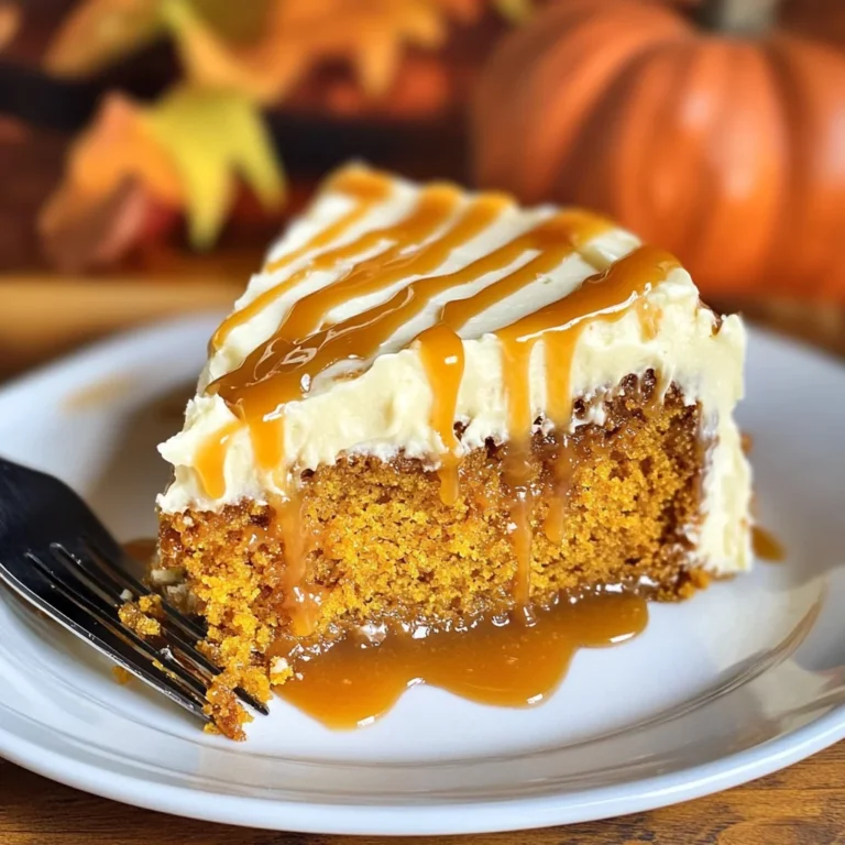 Salted Caramel Pumpkin Cake