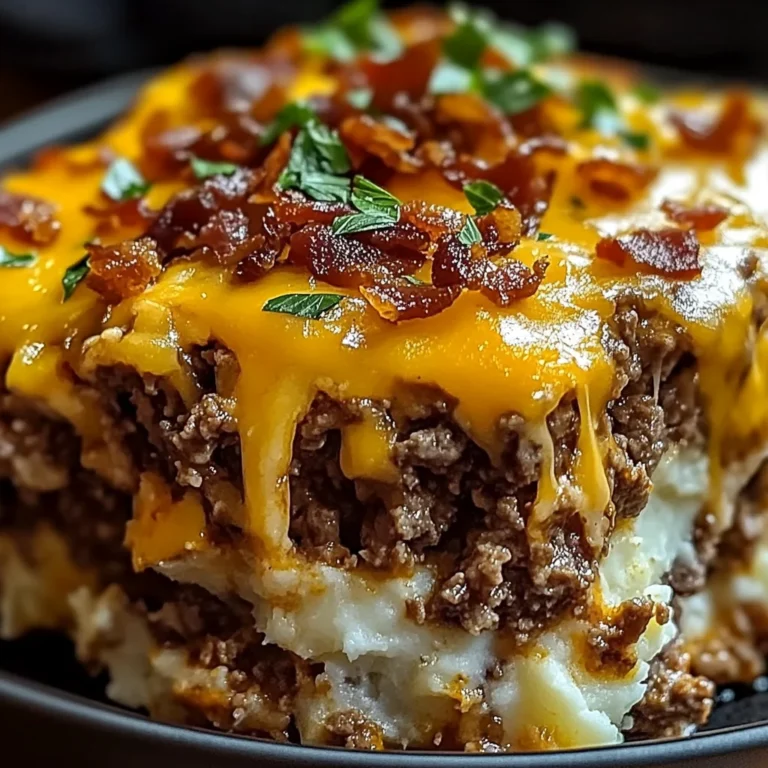 Cheesy Loaded Meatloaf Casserole