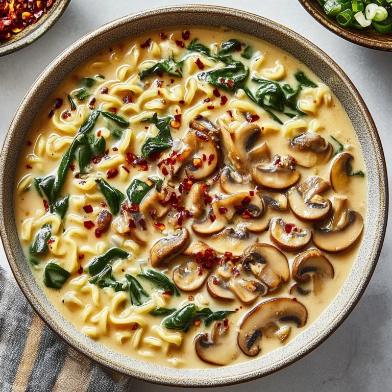 Creamy Mushroom Vegan Ramen