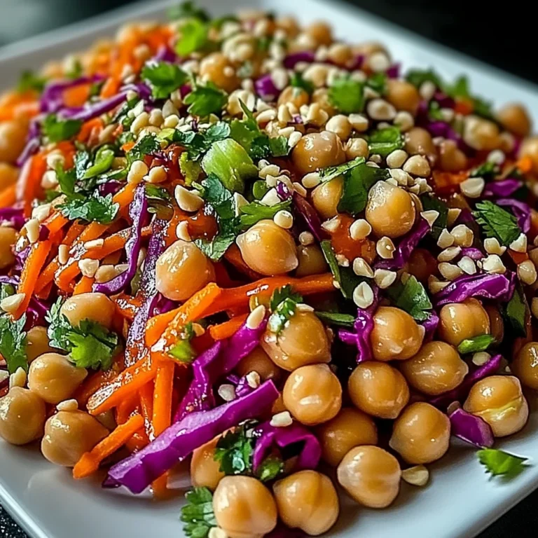 Crunchy Thai Chickpea Salad Recipe That You'll Love!