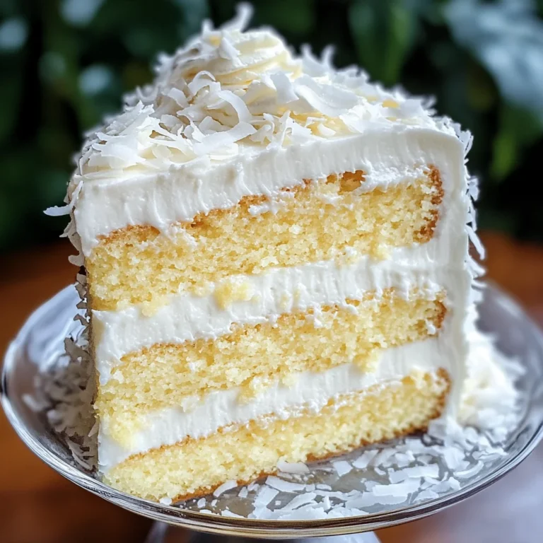 Heavenly Coconut Cream Cake: A Slice of Paradise Awaits!