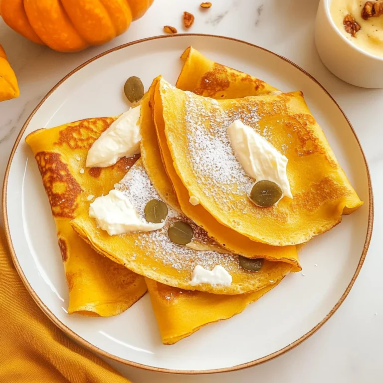 Pumpkin Crepes