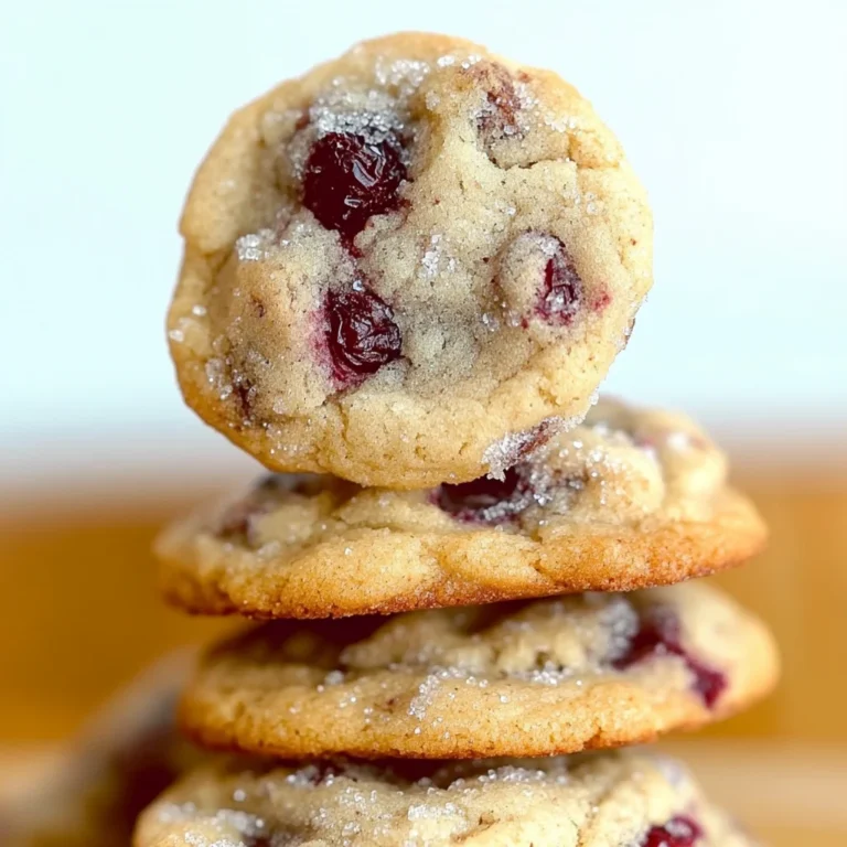 Soft Cranberry Sugar Cookies