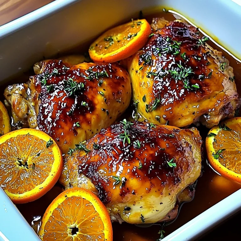 Sweet and Savory Roasted Orange Chicken